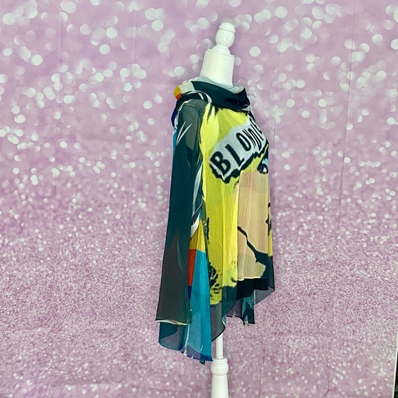 Postcard California Blondie cowl neck semi-sheer tunic, price drop - Picture 3 of 15